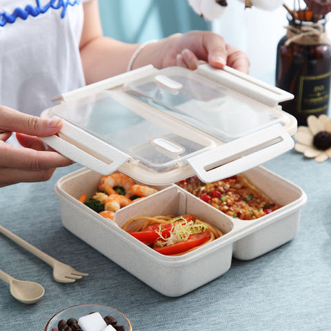 Buy Wholesale China Wheat Straw Lunch Box Sealed Fresh Food