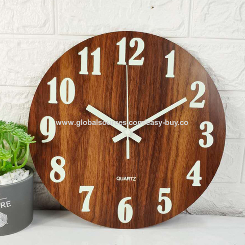 MDF ROUND WALL CLOCKS