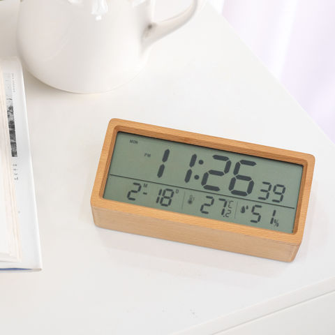 Mesita de noche creativa Reloj Despertador de escritorio Despertador  electrónico para el dormitorio