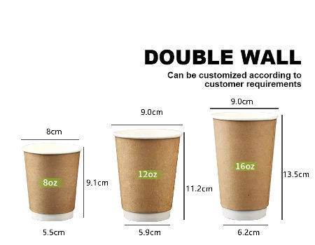 Hot Sale Biodegradable Custom logo printing Paper Cup coffee Cup tea cup With Lids supplier