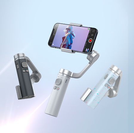 2022 Nello Foldable 3-Axis Mobile Phone Stabilizer With Metallic Housing, Smartphone Gimbals supplier