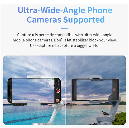 2022 Nello Foldable 3-Axis Mobile Phone Stabilizer With Metallic Housing, Smartphone Gimbals supplier