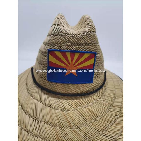 Factory Direct High Quality China Wholesale Straw Hat With Woven Patch  $3.95 from Zhongshan Leefar Hats Factory Ltd