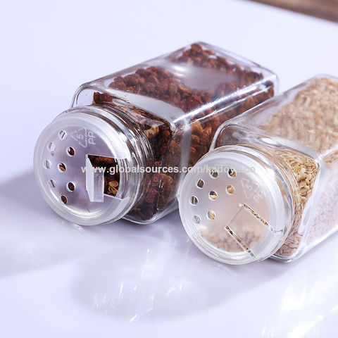 Salt and Pepper Shaker Clear Seasoning Containers Spice Bottle - China Salt  and Pepper Shaker and Spice Bottle price