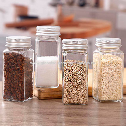 Buy Wholesale China Wholesale 120ml Container Kitchen Square Glass  Seasoning Spices Jars And Shaker Spice Bottle & Shaker Spice Bottle at USD  0.16