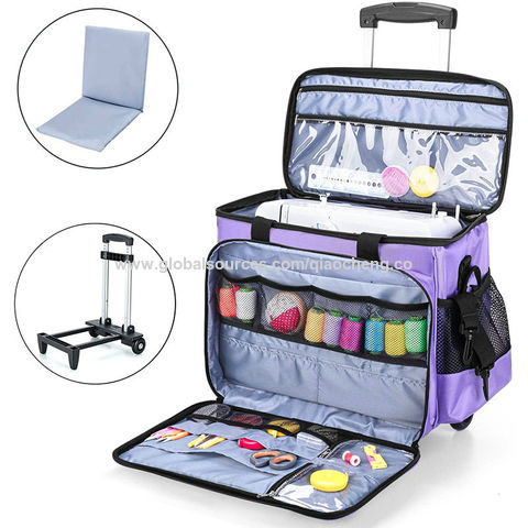Sewing Machine Carrying Case, Collapsible Trolley Bag with Wheels - China  Boarding Bag for Trip and Sewing Machine Carrying Case price