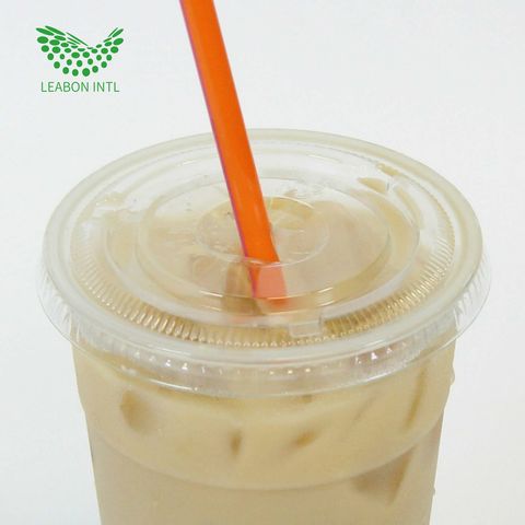 50pcs Disposable Transparent Plastic Cup Juice Cu Cold Drinks Takeaway  Packaging (with Dome Lid)