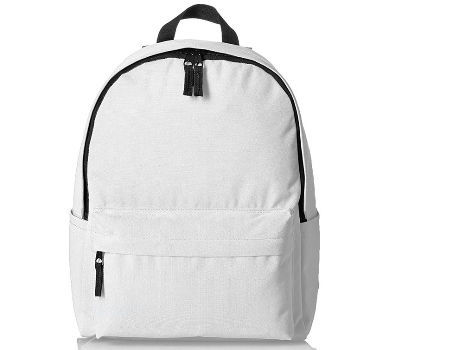 Plain white 2025 school bags