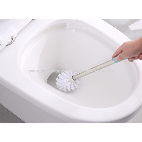 Japanese Style Wall-mounted Toilet Brush Set, Long Handle Cleaning Brush  With No Dead Corner For Home Bathroom Cleaning Tool