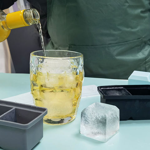 Comprar Molde de diseño creativo de silicona congelada, cubo de hielo  redondo, molde para taza, molde para hacer cubitos de hielo