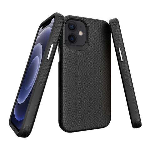 Coque de luxe en fibre de carbone noir ultra mince pour iPhone 13 Pro Coque de résistance aux rayures