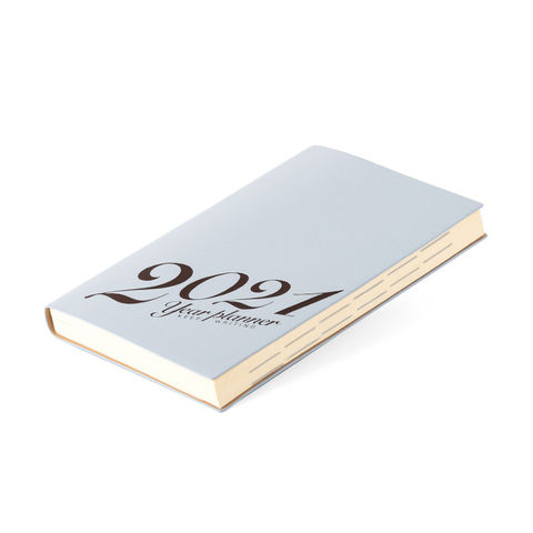 Planificador mensual manual de subeficiencia de cuenta manual A5 de calendario 2021 con logotipo personalizado