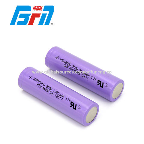 Buy Wholesale China Inr18650 2200mah 3.7v Cylindrial Battery Bfn18650-2200  & 18650 Inr18650 Lithium-ion Battery at USD 1