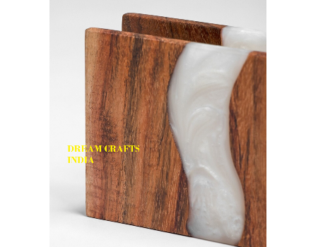 Buy Wholesale India Wood Napkin Holder Square Resin Tissue Paper Organizer  Paper Stand For Hotel Home Table Ware & Napkin Holder Wood Napkin Stand at  USD 1.5