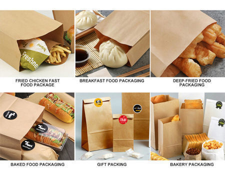 Buy Wholesale China Small White Brown To Go Take Out Pharmacy Grocery Sos  Kraft Paper Lunch Bags & Paper Lunch Bags at USD 0.03