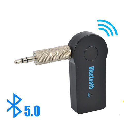 Receptor & Transmissor Bluetooth 5.0 de Áudio USB 3.5mm Jack Para TV PC Car  Kit Adaptador Sem Fio