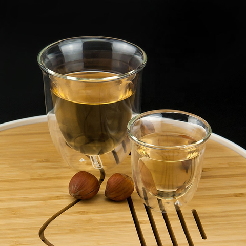 6pcs/Set Clear Glass Cup with Yellow Handle,Single Wall Coffee Tea Tumbler Glass  Mug, Espresso Coffee Cute Glass Cups For Tea Juice