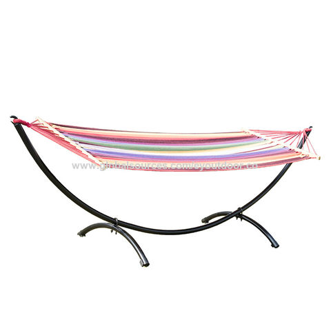 Hamaca silla hamaca con soportes hamaca silla columpio hamaca cuerda de algodón tubo de hierro