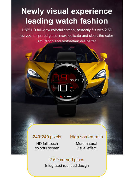 Montre Connectée Femme 1.43" HD AMOLED Smartwatch Santé Au