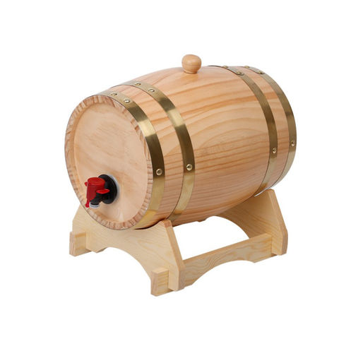 Distributeur de vin en tonneau en bois de tonneau de chêne