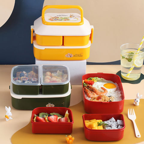 Double lunch box for kids meal prep containers cute bento box