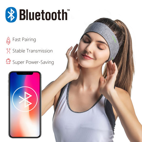 Bandeau Bluetooth Écouteurs, Bandeau écouteur de Musique pour