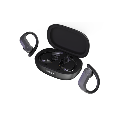 Auriculares De Botón Inalámbricos, Auriculares De Botón De Alta Fidelidad  Portátiles Bluetooth 5.0 De Control Táctil Para Correr Viajes
