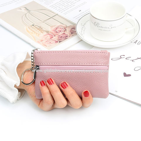 Wholesale Simple Mini Zipper Coin Purse Multi Storage Genuine Leather Coin  Purse Wallet - China Wallets and Card Holders price | Made-in-China.com