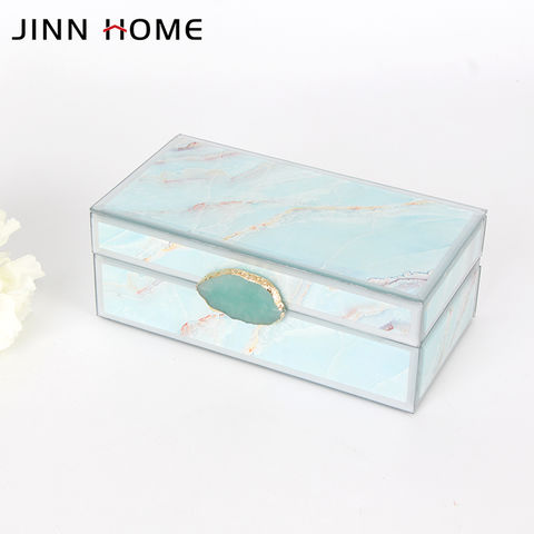 Source Handmade Luxury Jewelry Box Excellent Quality Handmade Designer  Glass Box Customized Shape Decorative Hot Sale Jewelry Box on m.