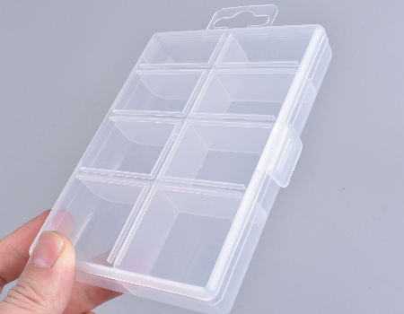 Buy Standard Quality China Wholesale 8 Grids Clear Plastic Jewelry Box  Organizer Storage Container For Electronics Jewelry Small Parts $0.42  Direct from Factory at Dongyang City Shanfeng Tools Co., Ltd.