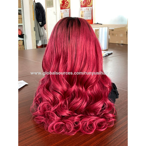 22IN GUARANTEED CUSTOM COLOR HUMAN HAIR shops FRONTAL UNIT WIG