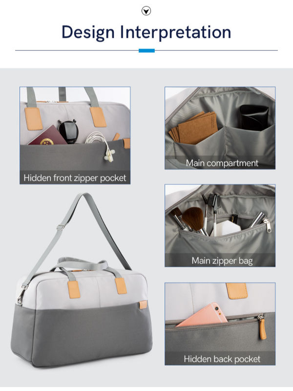 Duffel bag, gym bag for daily exercise, weekender bag, waterproof with large capacity supplier