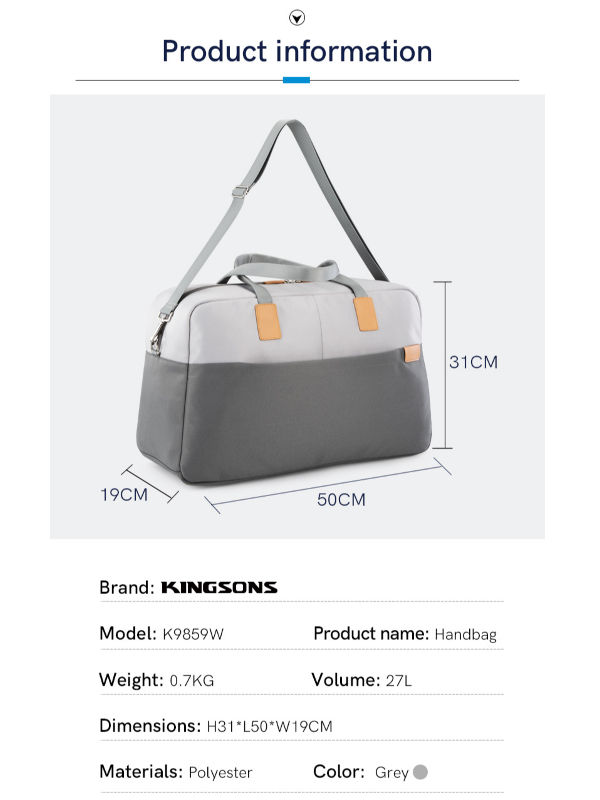 Duffel bag, gym bag for daily exercise, weekender bag, waterproof with large capacity supplier