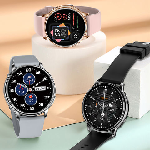 Smartwatch com chamada via discagem, detecção de temperatura corporal e saúde, lembrete do período menstrual