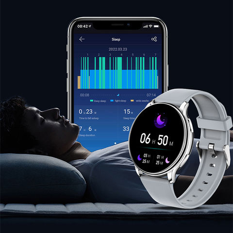Smartwatch com chamada via discagem, detecção de temperatura corporal e saúde, lembrete do período menstrual