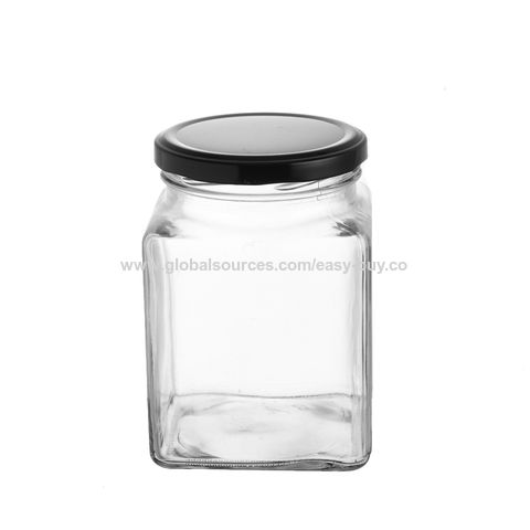China Airtight 100ml Small Glass Hexagonal Jar for Honey Storing