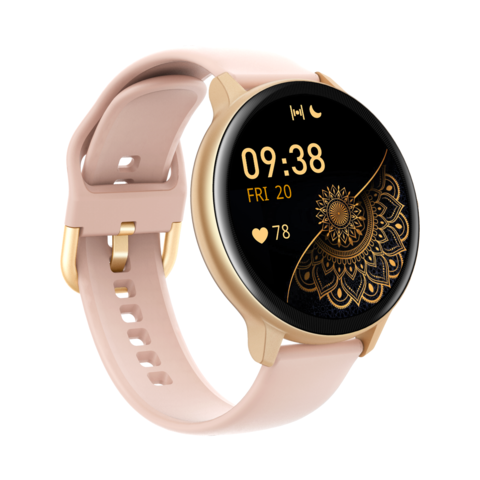 Compre Reloj Inteligente Redondo De 1,09 Pulgadas, Diseño De Moda De Lujo,  Monitor De Frecuencia Cardíaca Para Mujer y Reloj Inteligente Para Mujer de  China por 19.8 USD