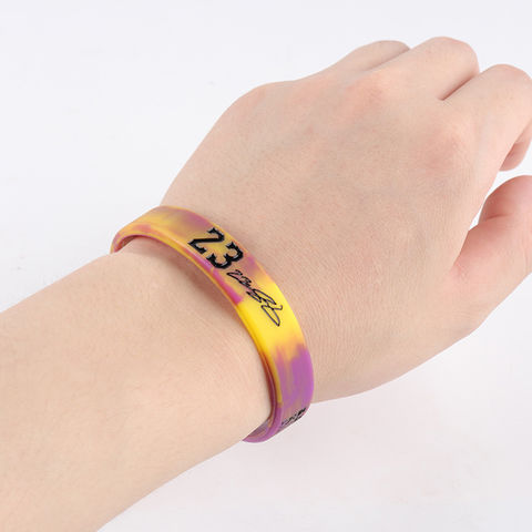 Amazon.com : Ink Injected Silicone Wristbands: Ideal for Advertising,  Fundraisers, Promotions, Awareness, and Motivation - Swirl Colors, 4 Sizes,  Customizable (Black/Purple Swirl) : Office Products