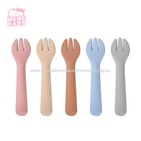 6 Pieces Toddler Utensils Baby Spoon Fork Set Toddler Flatware Set with  Travel Case Baby Feeding Training Spoons Forks with Cute Cartoon Handle