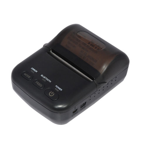 Imprimante de reçus Bluetooth mini portable avec batterie rechargeable