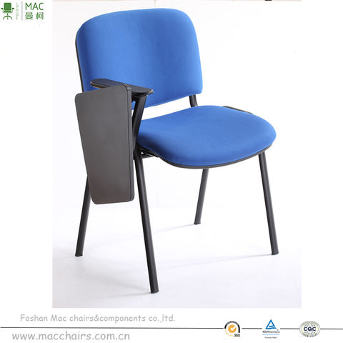 Plastic chair best sale with writing pad