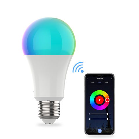 Ampoule LED RGB E27, AC 85-265V, lampe intelligente avec télécommande IR,  RGBW