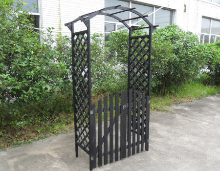 Achetez en gros Arche De Jardin En Bois Ext rieure Avec Porte