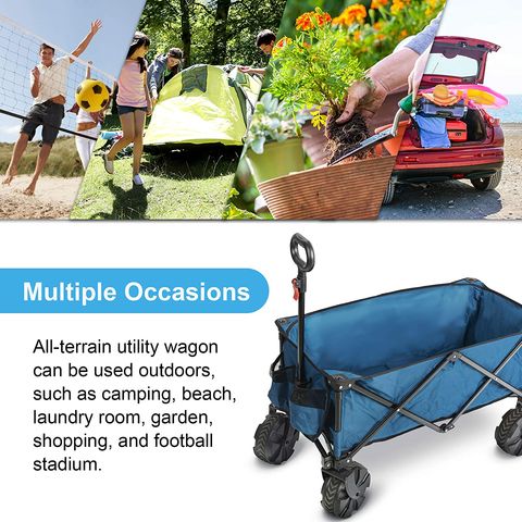 Bulk Buy China Wholesale Heavy Duty Garden Wagon Cart Camping Fishing  Portable Collapsible Utility Outdoor Beach Wagon $28 from Fuzhou Haomin  Imp.& Exp.Co Ltd