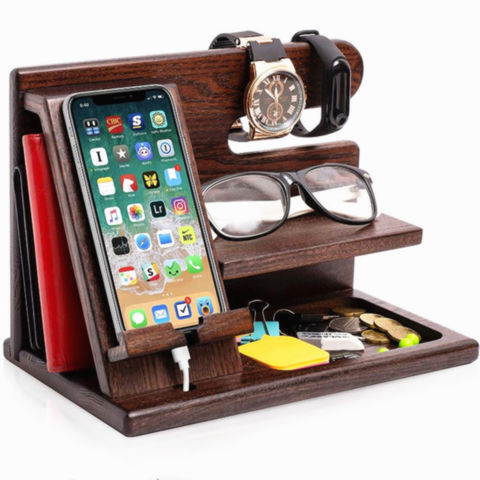 Buy Wholesale China Wood Phone Docking Station Ash Key Holder