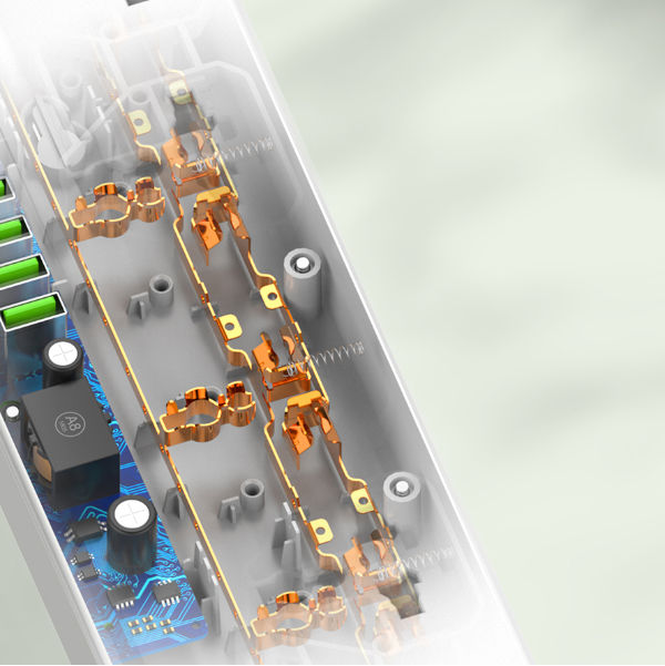 Ldnio Sc5614 Power Strip Surge Protector With 5 Ac Outlets And 6 Usb Charging Ports Power Socket supplier