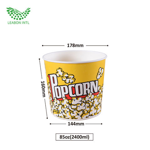 Disposable 36oz 1100ml Hot Paper Soup Bowls With Lids Food