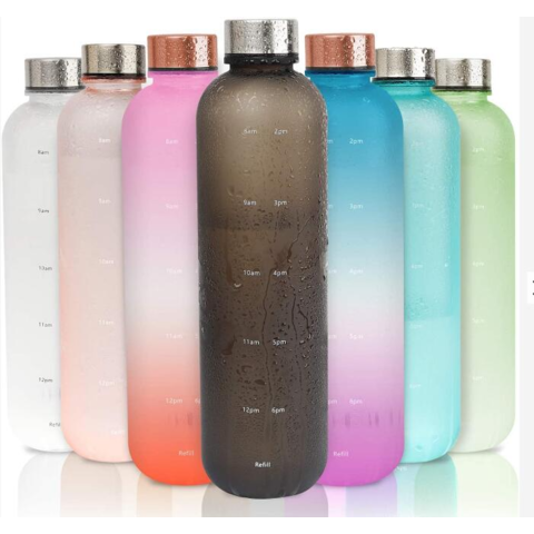 Wholesale Water Bottles with Time Marker