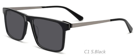 Sunglasses Men Classic Acetate Sun Special End piece design Metal 