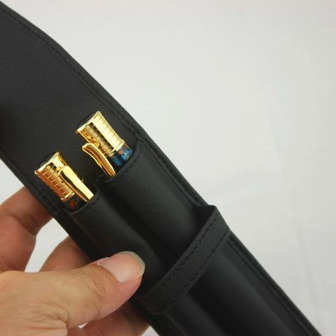Kaufen Sie China Großhandels-Luxus Schwarzer Leder Stift Tasche Halter  Bleistift Fall und Stift Tasche Großhandelsanbietern zu einem Preis von  0.83 USD